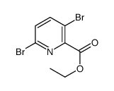 Ethyl 3,6-dibromopicolinate structure