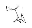 Aziridine, 1-[(5-methyltetracyclo[3.2.0.02,7.04,6]hept-1-yl)carbonyl]- (9CI) structure