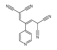 3-pyridin-4-ylpenta-1,3-diene-1,1,5,5-tetracarbonitrile结构式