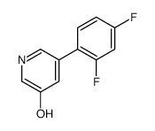 5-(2,4-difluorophenyl)pyridin-3-ol结构式