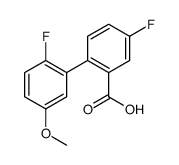 5-fluoro-2-(2-fluoro-5-methoxyphenyl)benzoic acid Structure