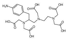 2-{[3-(4-aminophenyl)-2-[bis(carboxymethyl)amino]propyl] ({2-[bis(carboxymethyl)amino]ethyl})amino}acetic acid Structure