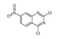 2,4-二氯-7-硝基喹唑啉结构式