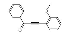 3-(2-methoxyphenyl)-1-phenylpropyn-1-one Structure