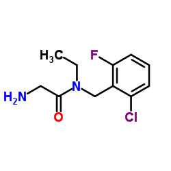 N-(2-Chloro-6-fluorobenzyl)-N-ethylglycinamide Structure