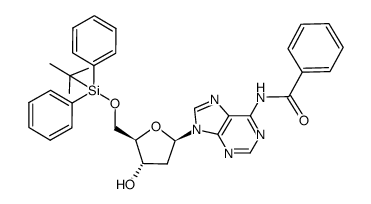 5'-O-(tert-butyldiphenylsilyl)-N6-benzoyl-2'-deoxyadenosine Structure