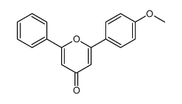 2-(4-methoxyphenyl)-6-phenylpyran-4-one Structure