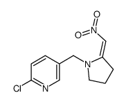 2-chloro-5-[[2-(nitromethylidene)pyrrolidin-1-yl]methyl]pyridine结构式