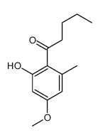 1-(2-hydroxy-4-methoxy-6-methylphenyl)pentan-1-one Structure