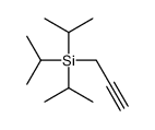 tri(propan-2-yl)-prop-2-ynylsilane结构式