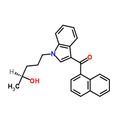 (S)-(+)-JWH 018 N-(4-hydroxypentyl) metabolite结构式