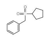 Benzene,[(cyclopentylsulfonyl)methyl]- Structure