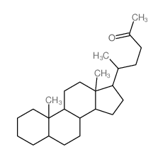 26,27-Dinor-5b-cholestan-24-one (8CI)结构式