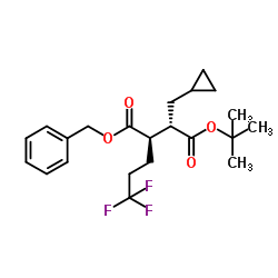 4-Benzyl 1-(2-methyl-2-propanyl) (2S,3R)-2-(cyclopropylmethyl)-3-(3,3,3-trifluoropropyl)succinate picture