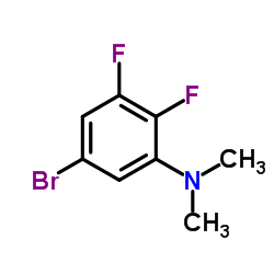 5-Bromo-2,3-difluoro-N,N-dimethylaniline Structure