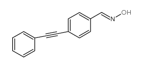 4-(2-PHENYLETH-1-YNYL)BENZALDEHYDE OXIME Structure