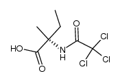 2-methyl-2-(2,2,2-trichloroacetamido)butanoic acid Structure