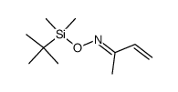 1-((tert-Butyldimethylsilyl)oxy)-2-methyl-1-aza-1,3-butadiene Structure