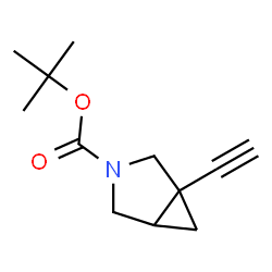 tert-butyl 1-ethynyl-3-azabicyclo[3.1.0]hexane-3-carboxylate Structure