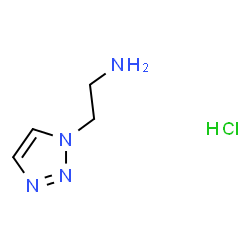 2-(1H-1,2,3-三唑-1-基)乙胺盐酸结构式