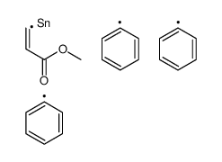 methyl 3-triphenylstannylprop-2-enoate Structure