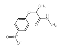 2-(4-NITROPHENOXY)PROPANOHYDRAZIDE Structure