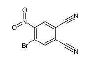 4-溴-5-硝基-1,2-苯二甲腈结构式