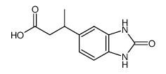5-(β-carboxy-1-methylethyl)benzimidazolin-2-one Structure