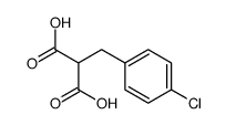 [(4-chlorophenyl)methyl]propanedioic acid结构式