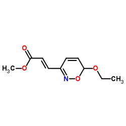 2-Propenoicacid,3-(6-ethoxy-6H-1,2-oxazin-3-yl)-,methylester,(2E)-(9CI)结构式