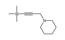 trimethyl(3-piperidin-1-ylprop-1-ynyl)silane Structure