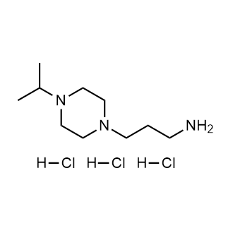 3-(4-Isopropylpiperazin-1-yl)propan-1-amine trihydrochloride Structure