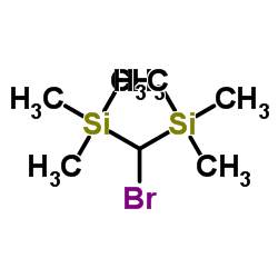 (Bromomethylene)bis(trimethylsilane) structure