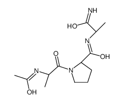 N-acetyl-alanyl-prolyl-alaninamide structure