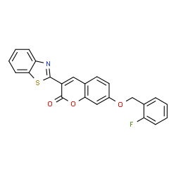 3-(benzo[d]thiazol-2-yl)-7-((2-fluorobenzyl)oxy)-2H-chromen-2-one picture