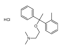 dimethyl-[2-[1-(2-methylphenyl)-1-phenylethoxy]ethyl]azanium,chloride Structure