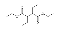 1,2-Diethyl-bernsteinsaeure-diethylester结构式