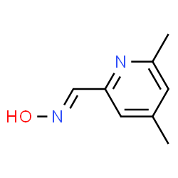 2-Pyridinecarboxaldehyde,4,6-dimethyl-,oxime(9CI) Structure