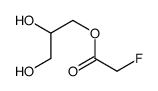 Fluoroacetic acid 2,3-dihydroxypropyl ester Structure