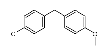 (4-chlorophenyl)-4-methoxyphenylmethane结构式