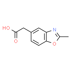 2-(2-METHYL-1,3-BENZOXAZOL-5-YL)ACETIC ACID结构式