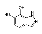 1(2)H-indazole-6,7-diol Structure