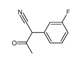 1-(m-fluorophenyl)-1-cyanoacetone结构式