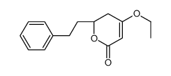 (2S)-4-ethoxy-2-(2-phenylethyl)-2,3-dihydropyran-6-one Structure