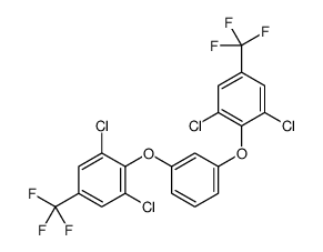 1,3-dichloro-2-[3-[2,6-dichloro-4-(trifluoromethyl)phenoxy]phenoxy]-5-(trifluoromethyl)benzene Structure