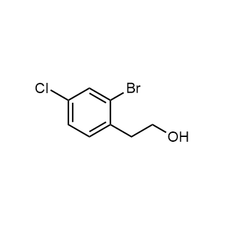 2-(2-Bromo-4-chlorophenyl)ethan-1-ol structure