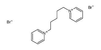 1-(5-pyridin-1-ium-1-ylpentyl)pyridin-1-ium,dibromide结构式