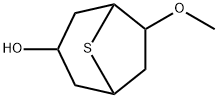 6-Methoxy-8-thiabicyclo[3.2.1]octan-3-ol结构式