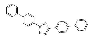 2,5-双(4-联苯)-1,3,4-噁二唑结构式