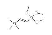 trimethoxy(2-(trimethylsilyl)vinyl)silane结构式